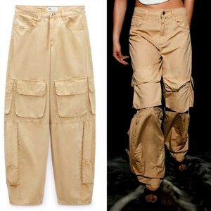 NWT Zara voluminous pockets cargo pants 👖